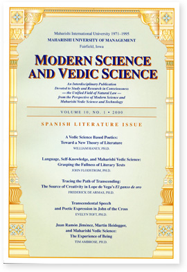 Modern Science and Vedic Science - Volume 10, No.1